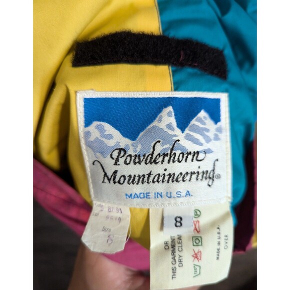 Powderhorn Mountaineering Reversible Down Vest Vintage 90's Size 8 Kids - Picture 2 of 8